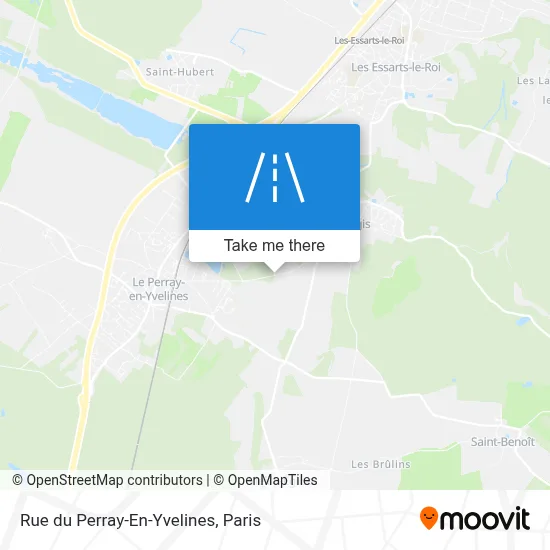 Rue du Perray-En-Yvelines map
