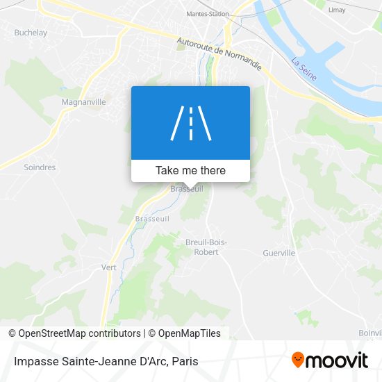 Impasse Sainte-Jeanne D'Arc map