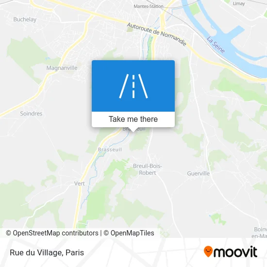Rue du Village map