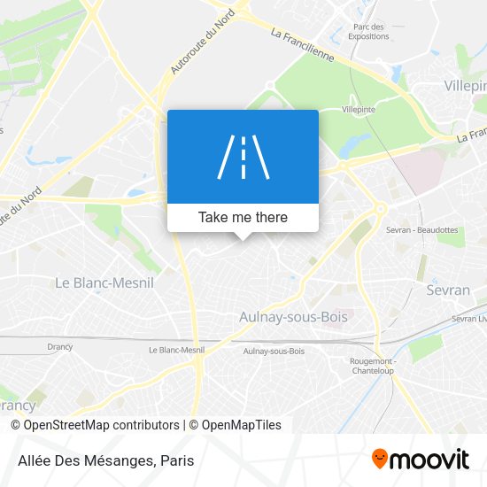 Allée Des Mésanges map
