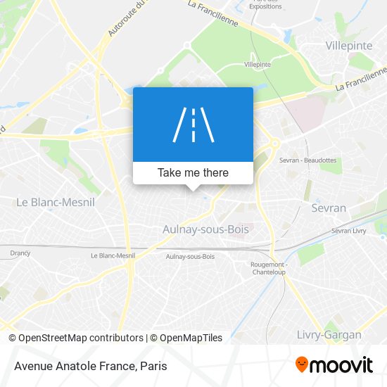 Avenue Anatole France map