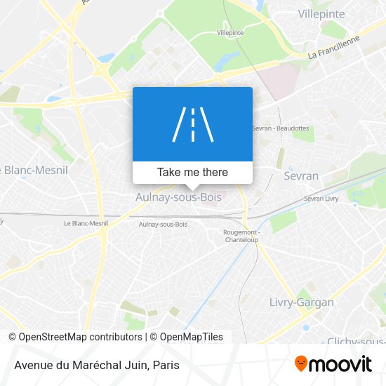 Avenue du Maréchal Juin map
