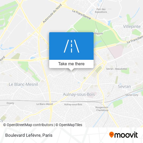 Boulevard Lefèvre map