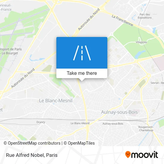 Rue Alfred Nobel map