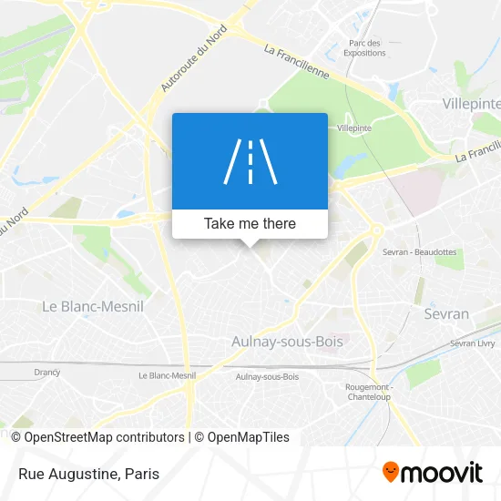 Rue Augustine map