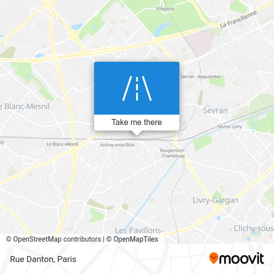 Rue Danton map