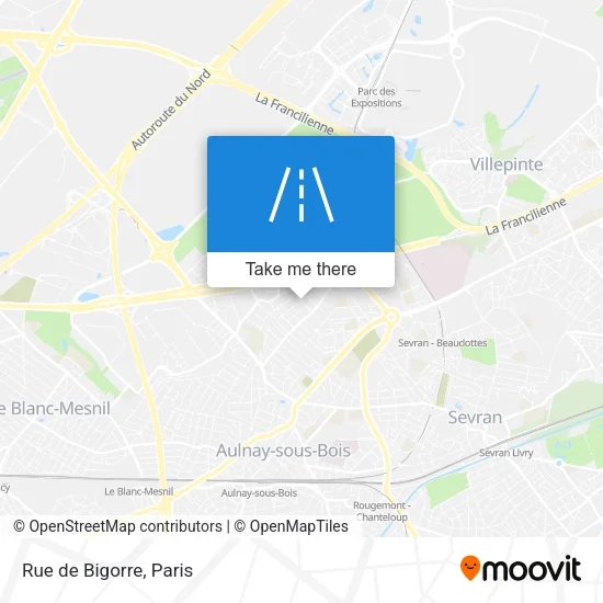 Rue de Bigorre map