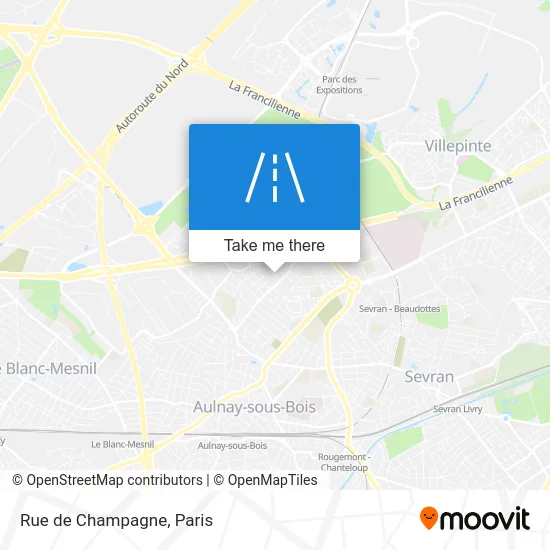 Rue de Champagne map