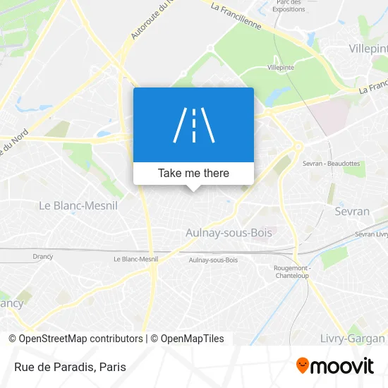 Rue de Paradis map
