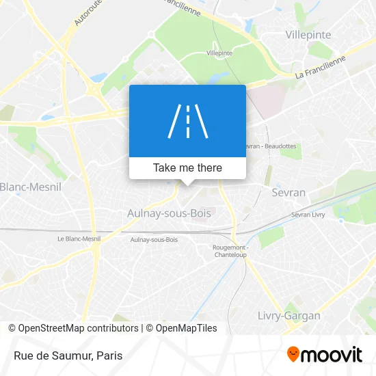 Rue de Saumur map