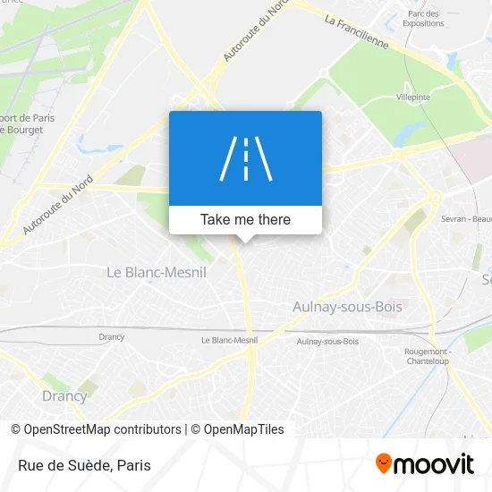 Rue de Suède map