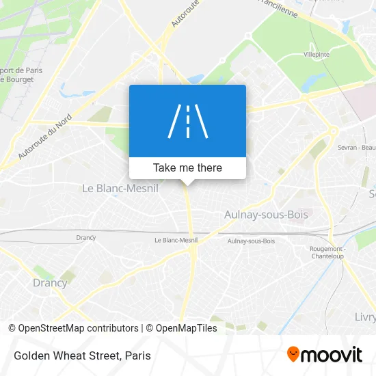 Rue Des Blés D'Or map