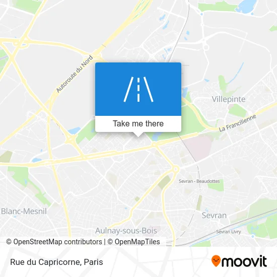 Rue du Capricorne map