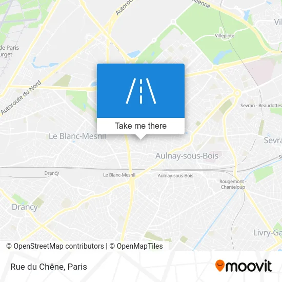 Rue du Chêne map