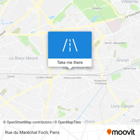 Rue du Maréchal Foch map