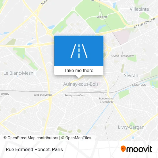 Rue Edmond Poncet map