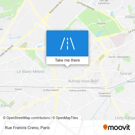 Rue Francis Creno map