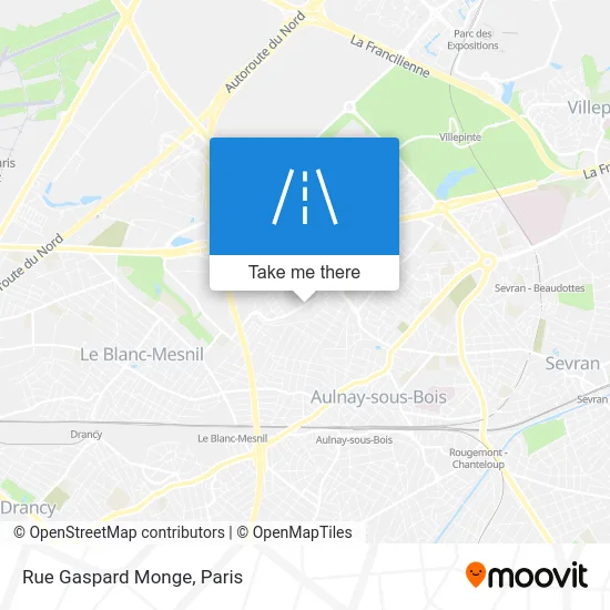 Rue Gaspard Monge map