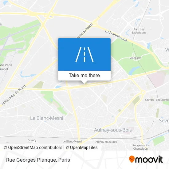 Mapa Rue Georges Planque