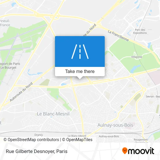 Rue Gilberte Desnoyer map