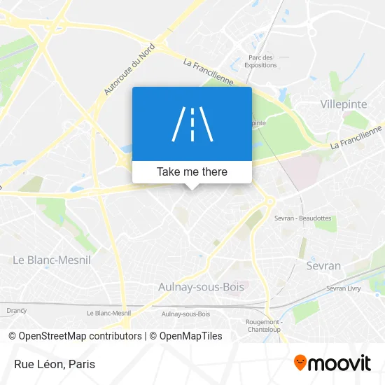 Rue Léon map