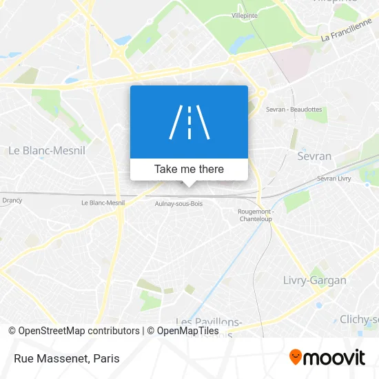 Rue Massenet map
