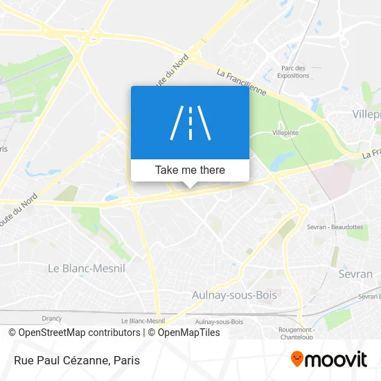 Rue Paul Cézanne map