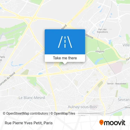 Rue Pierre Yves Petit map