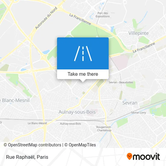 Rue Raphaël map