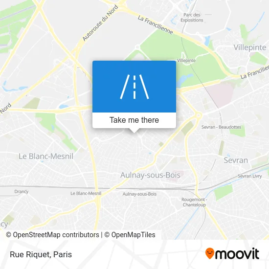 Rue Riquet map