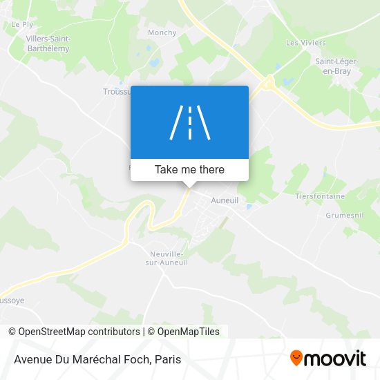 Avenue Du Maréchal Foch map