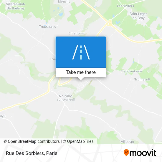 Rue Des Sorbiers map