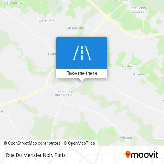 Rue Du Merisier Noir map