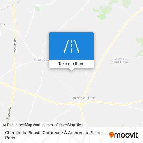 Chemin Du Plessis-Corbreuse À Authon-La-Plaine map