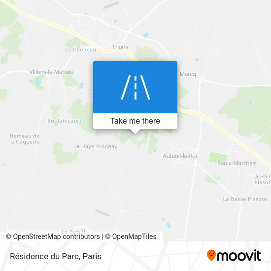 Résidence du Parc map