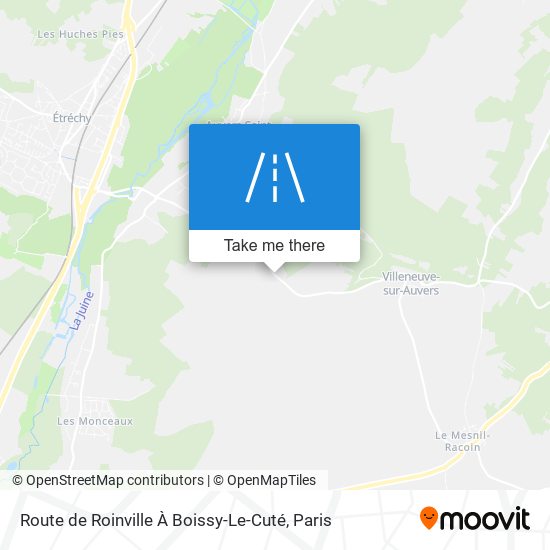 Route de Roinville À Boissy-Le-Cuté map