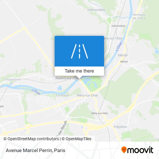 Mapa Avenue Marcel Perrin