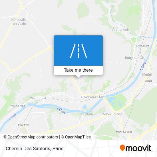 Chemin Des Sablons map