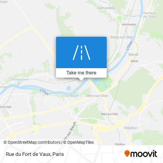 Rue du Fort de Vaux map