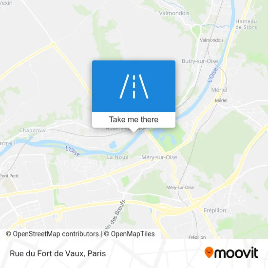 Rue du Fort de Vaux map
