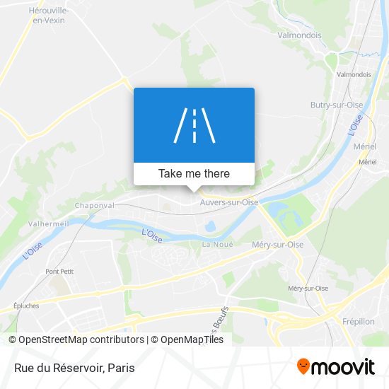 Rue du Réservoir map