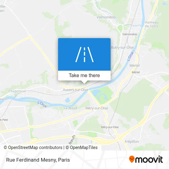 Rue Ferdinand Mesny map