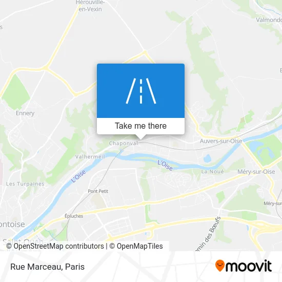 Rue Marceau map