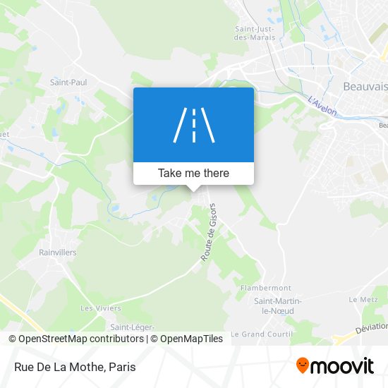 Rue De La Mothe map