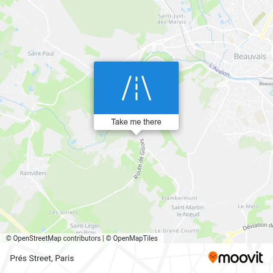 Rue Des Prés map