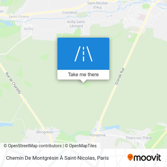 Chemin De Montgrésin À Saint-Nicolas map