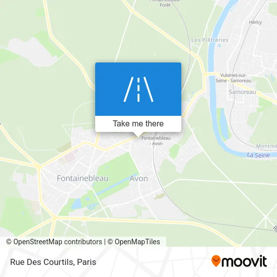 Rue Des Courtils map