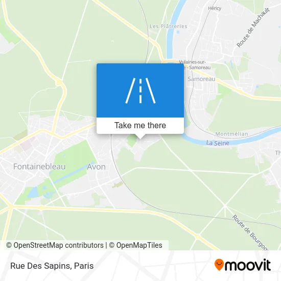 Rue Des Sapins map