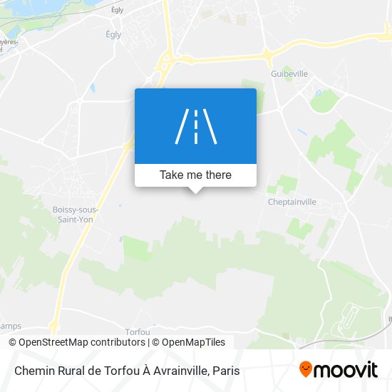 Chemin Rural De Torfou À Avrainville map
