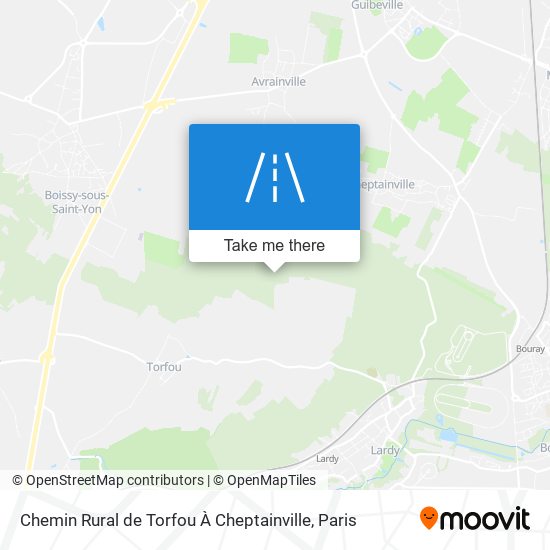 Chemin Rural De Torfou À Cheptainville map